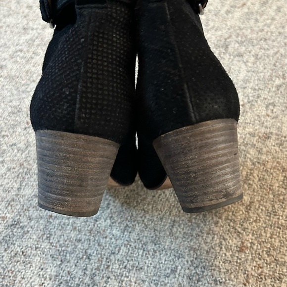 Aquatalia France Perforated Suede Booties - Picture 5 of 9